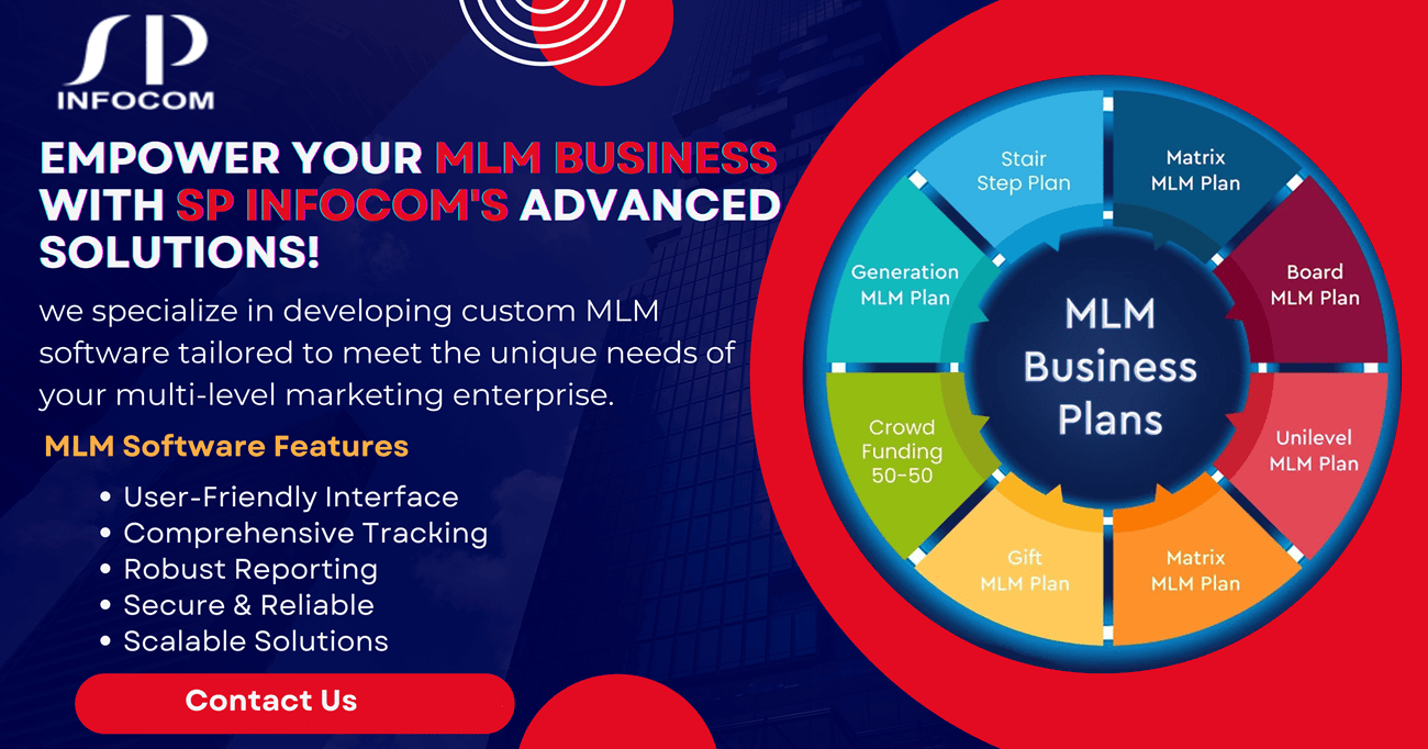 Empower your MLM business with advanced MLM software solutions by SP Infocom